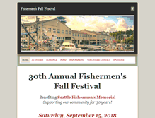 Tablet Screenshot of fishermensfallfestival.org